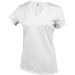 Camiseta de mujer de manga corta y cuello en V Kariban regalo de empresa