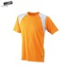 Camiseta transpirable de manga corta para hombre, corriendo publicidad