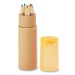 Tube de 6 crayons de couleur, Crayon de couleur publicidad
