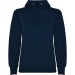 URBAN WOMAN - Sweat-shirt coupe près de corps féminin avec capuche doublé à contraste et au ton du cordon de serrage et poche kangourou, Sweat à capuche publicidad