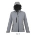 Veste softshell femme à capuche, Veste softshell et néoprène publicidad