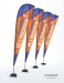Voile arrondie 4m80, Beach flag et oriflamme publicidad