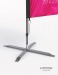 Vela rectangular de 2m10, bandera de playa y oriflama publicidad