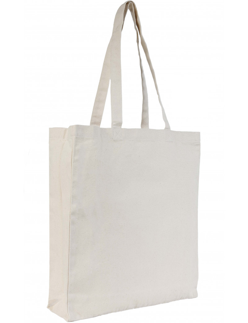 Bolsa de algodón con fuelles