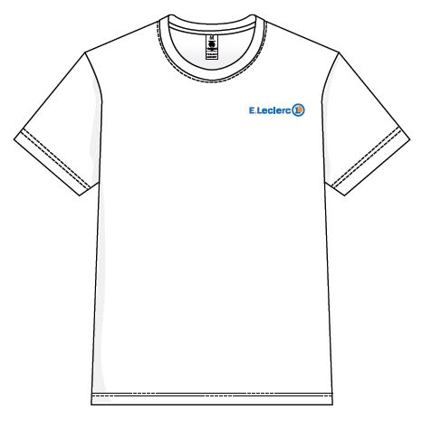 Camiseta blanca para niños