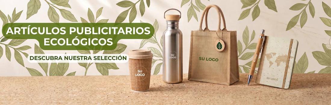 Artículos promocionales personalizados y ecológicos