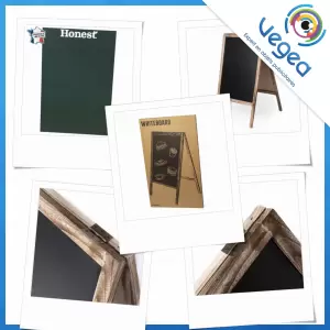 Visión general de los productos de pizarra del restaurante personalizados