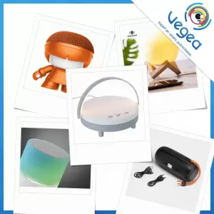 Visión general de los productos de Altavoz iluminado personalizados