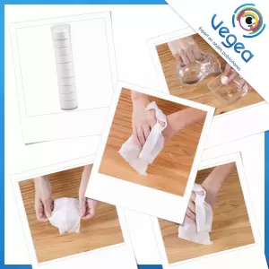 Visión general de los productos de toallita compacta personalizados