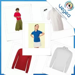 Visión general de los productos de Polo para niños personalizados