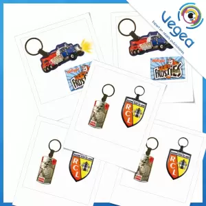 Visión general de los productos de Llavero flexible personalizados
