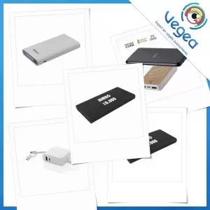 Visión general de los productos de Powerbank con carga inductiva inalámbrica personalizados