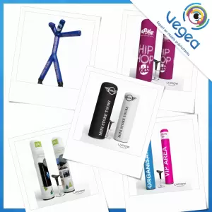 Visión general de los productos de tótem inflable personalizados