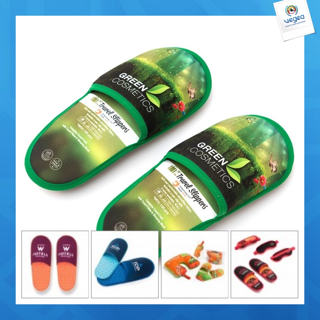 Zapatillas de viaje de microfibra