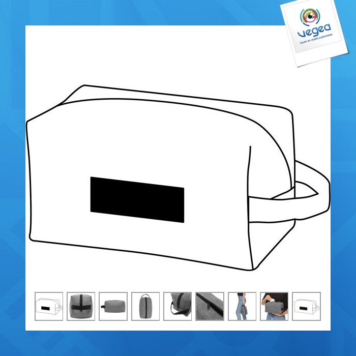 600d estuche de poliéster para el baño