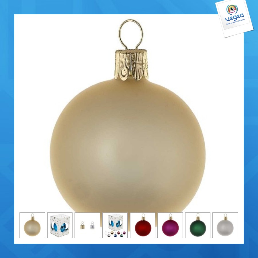 Adornos navideños tradicionales de cristal 834