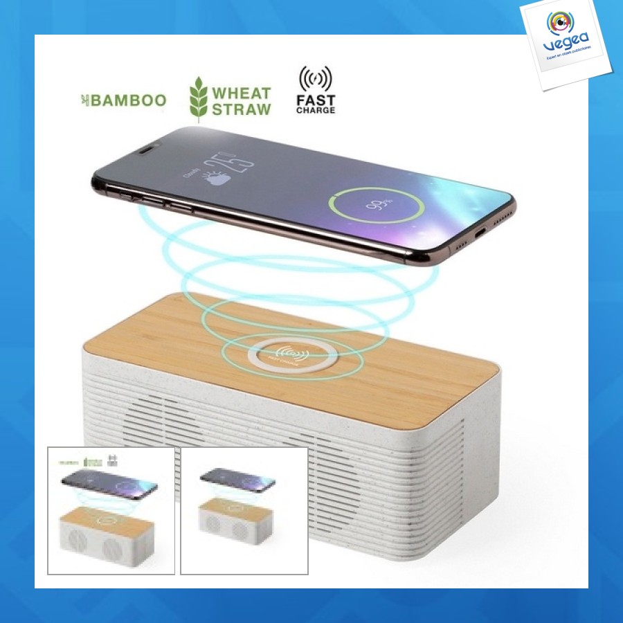 Altavoz de 5w con carga inalámbrica de 10w