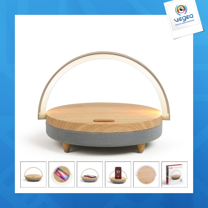 Altavoz led cargador rápido por inducción