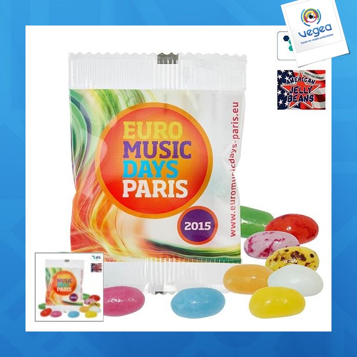 American jelly beans de promoción 10 g en bolsa