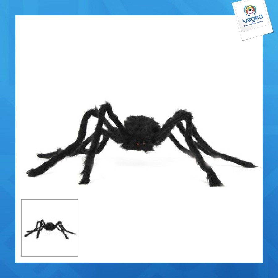 Araña personalizable tarántula negra 90cm