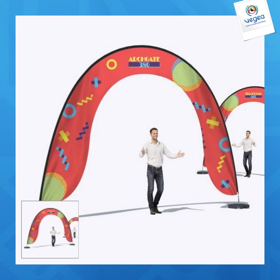 Arco publicitario 550 x 340 cm