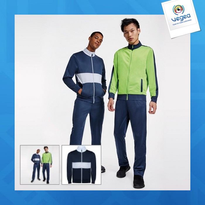 Athenas - chándal de promoción de dos piezas compuesto por chaqueta y pantalón