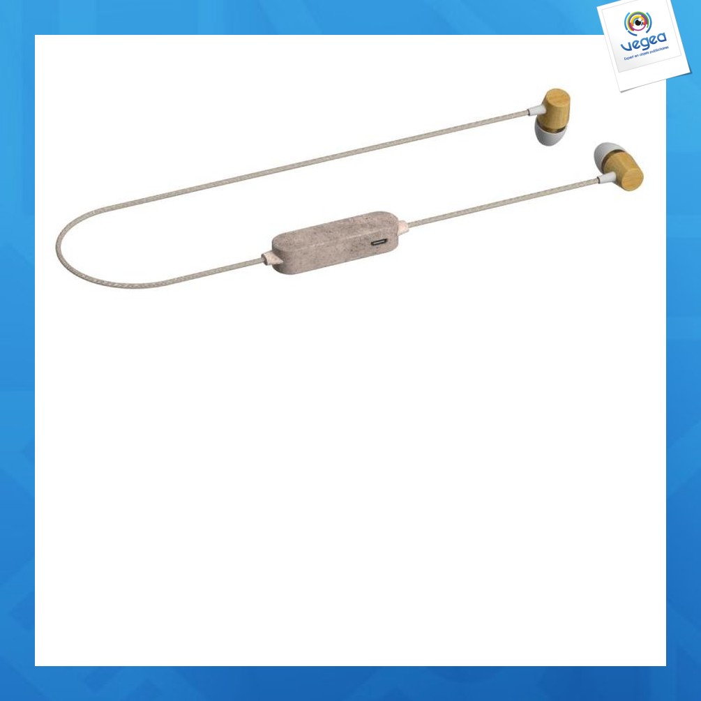 Auriculares de bambú