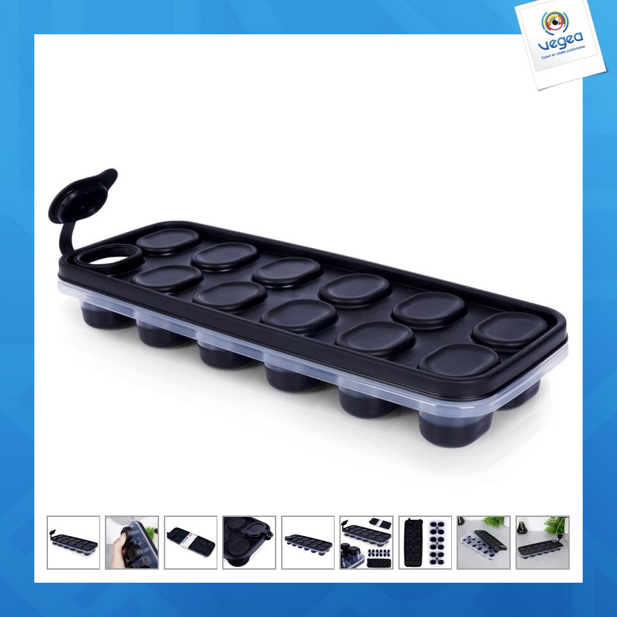 Bac à glaçons avec couvercle 2 personalizable 25cm