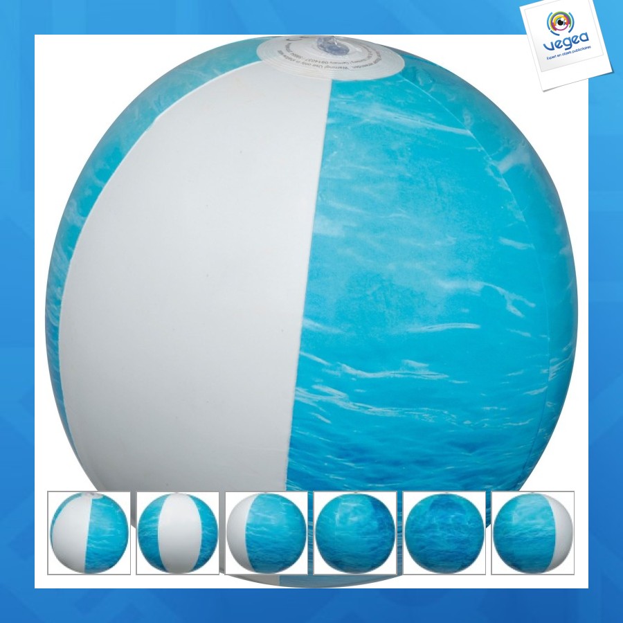Balón de playa efecto mar