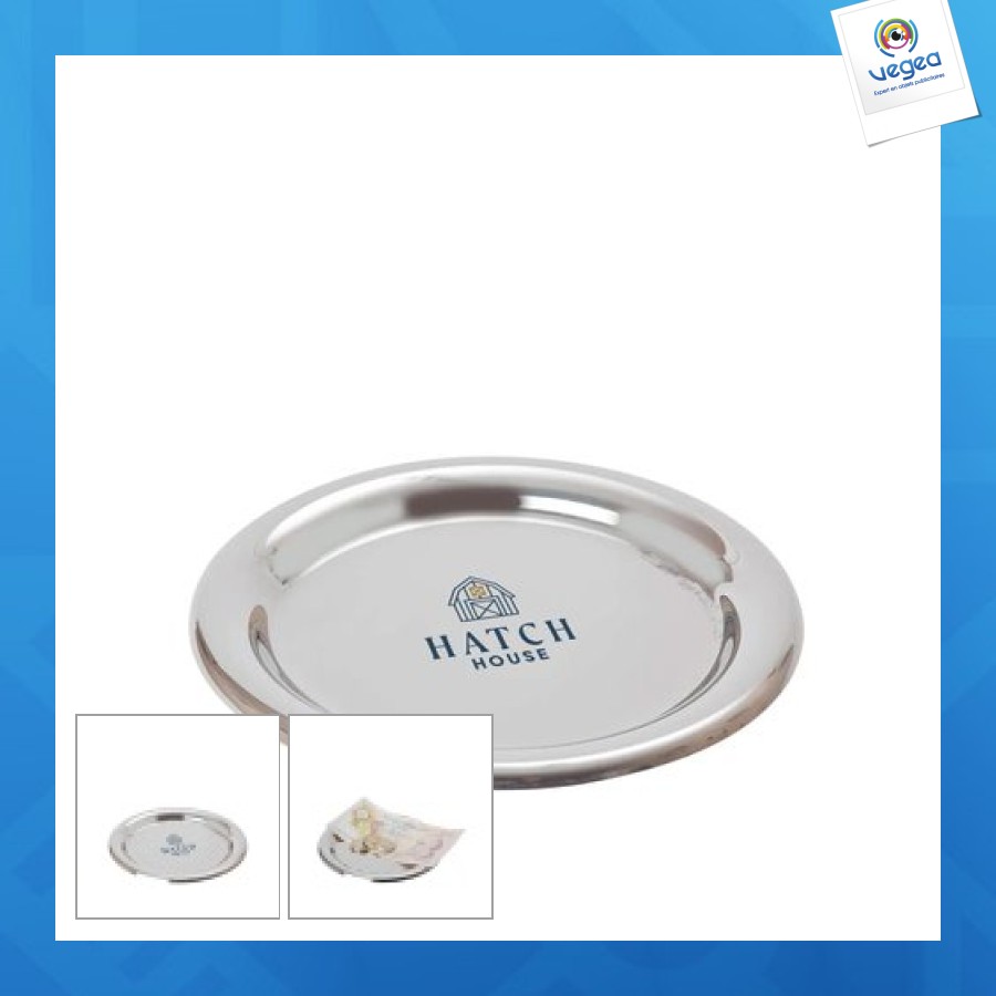 Bandeja de acero inoxidable ø14cm Bandeja de acero inoxidable ø14cm