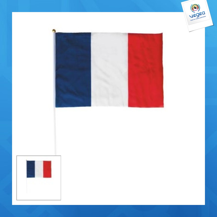 Banderas de promoción de francia 30x45cm