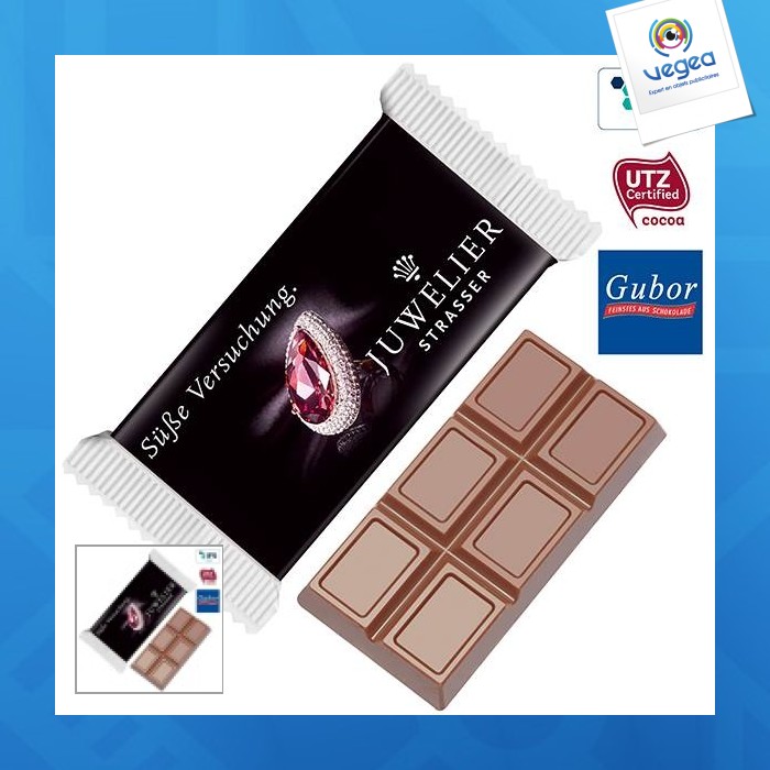 Barra de chocolate personalizable maxi