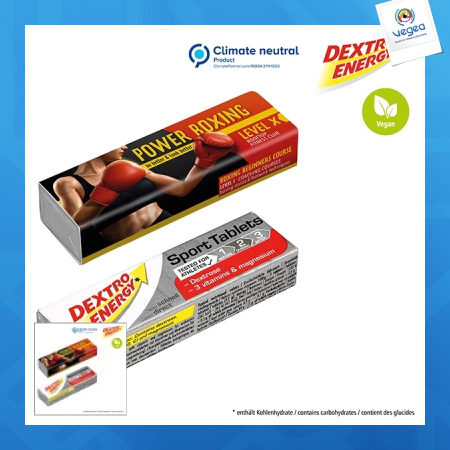 Barre de dextro energy* - sport vitamins b1, b6, c et magnésium