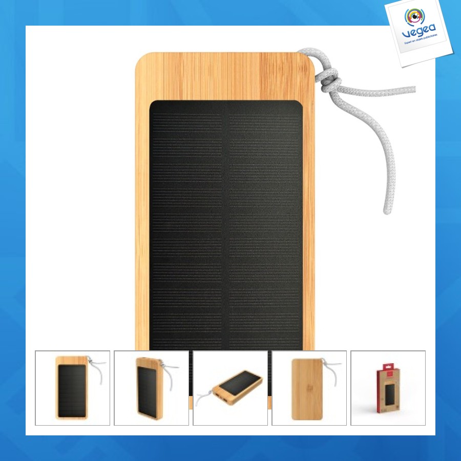 Batterie externe solaire 10 000mah