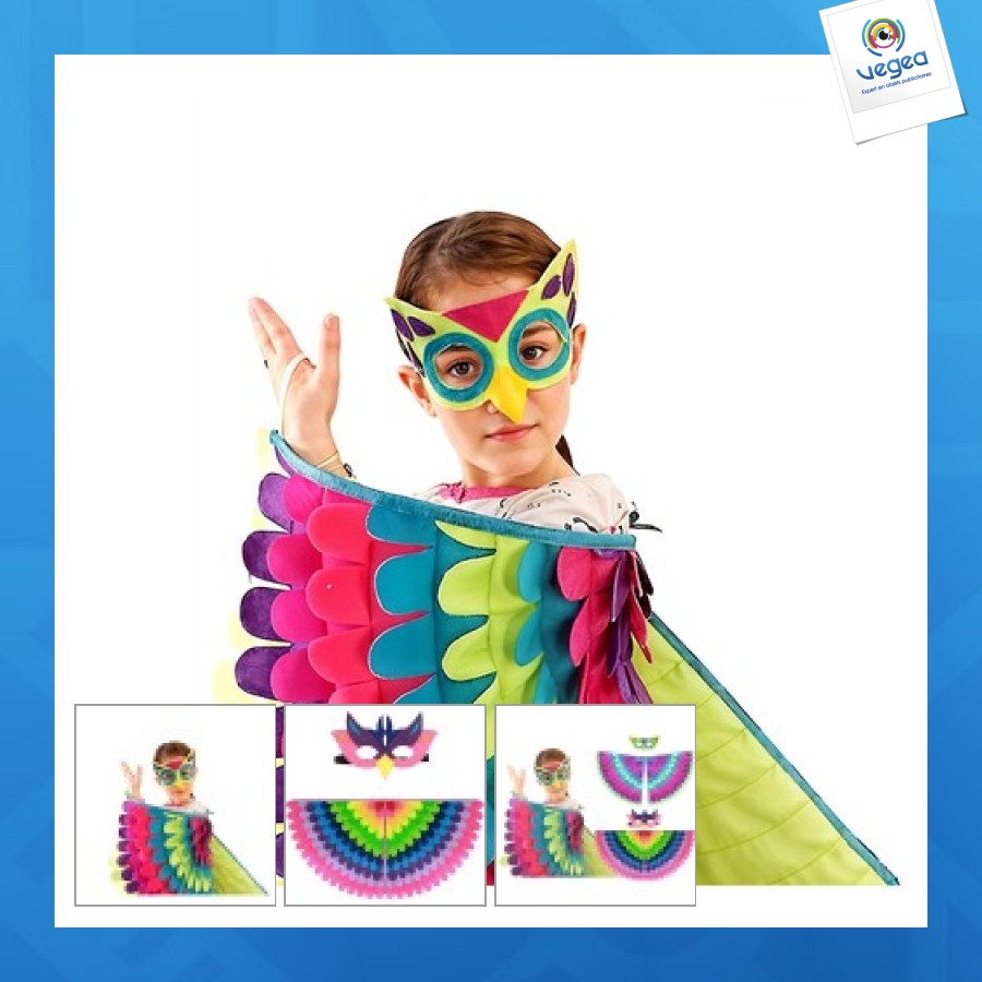 Bird paradise capemasque set 2 colores surtidos