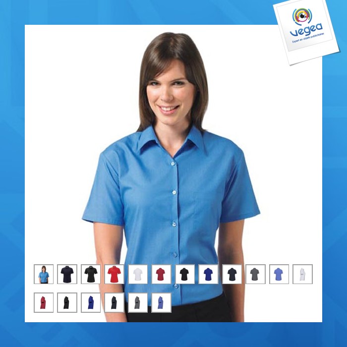 Blusa popeline de mujer