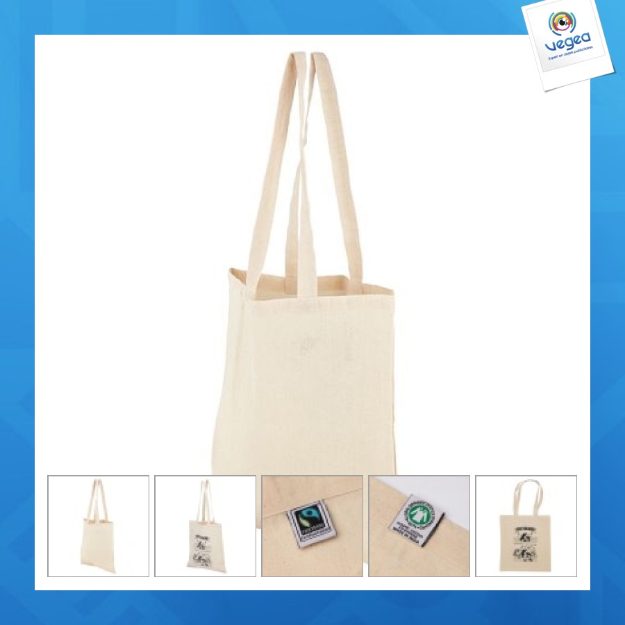 Bolsa 100% de comercio justo y algodón ecológico
