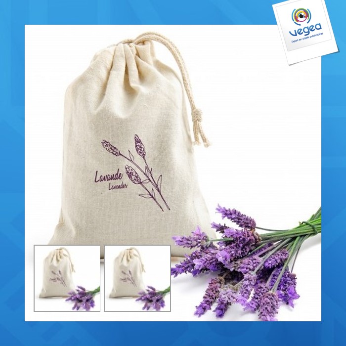 Bolsa de algodón con lavanda