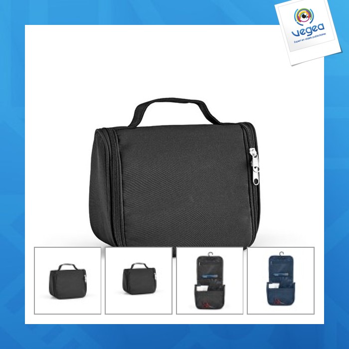 Bolsa de aseo plegable con gancho
