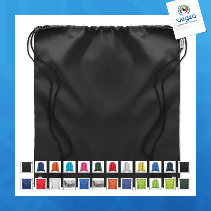 Bolsa de cordón reciclado