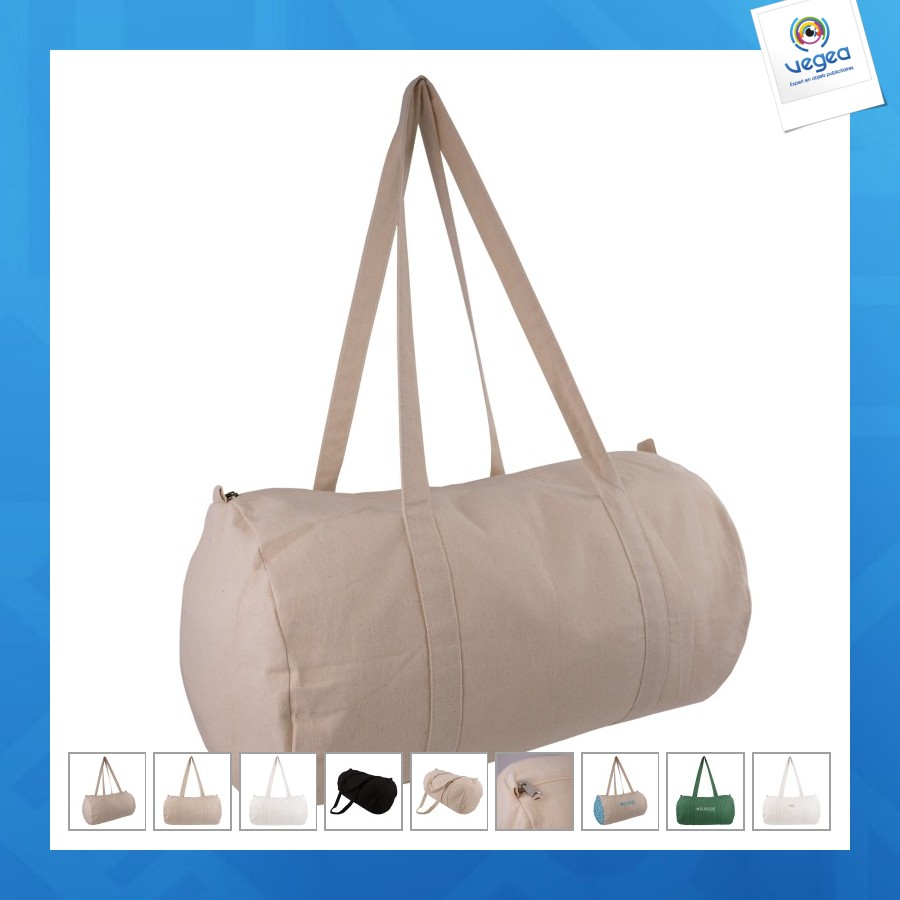 Bolsa de deporte de sarga de algodón 230 gr