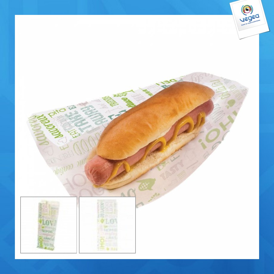 Bolsa de perritos calientes abierta 9x22cm (una milla)