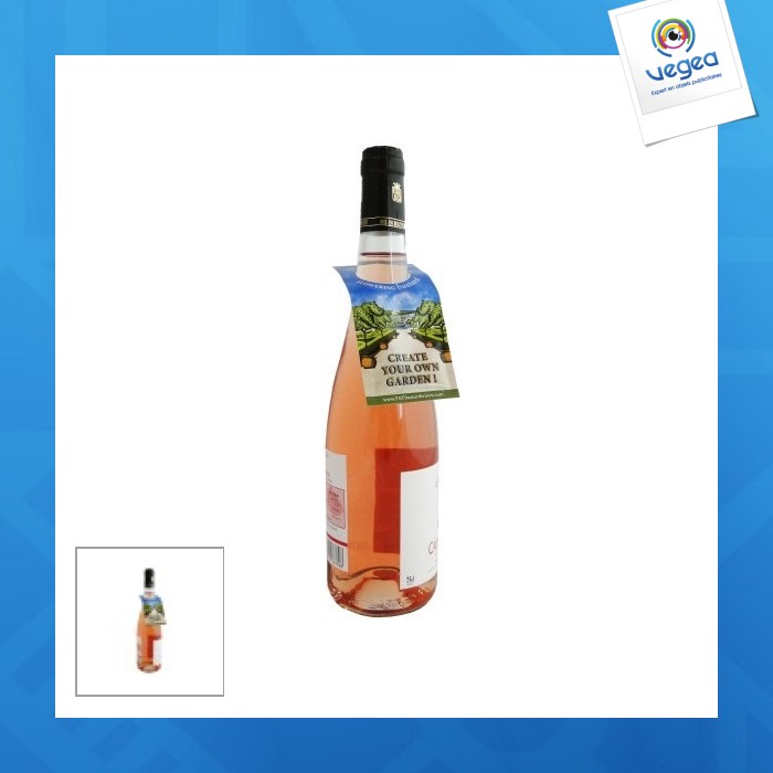 Bolsa de semillas personalizables para botella