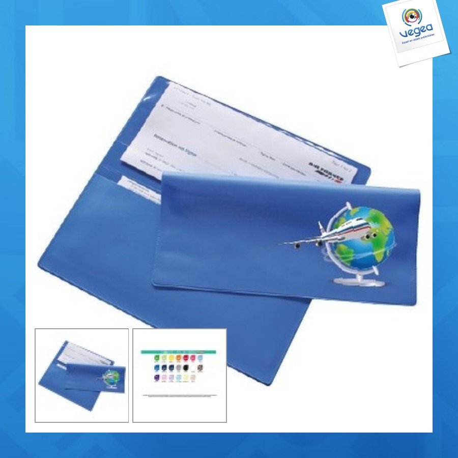 Bolsa de viaje de estilo francés de 2 piezas / 1 transparente y 1 opaca