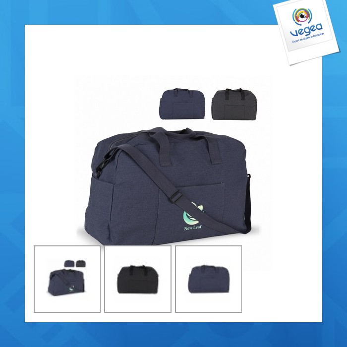 Bolsa de viaje personalizable de lona reciclada