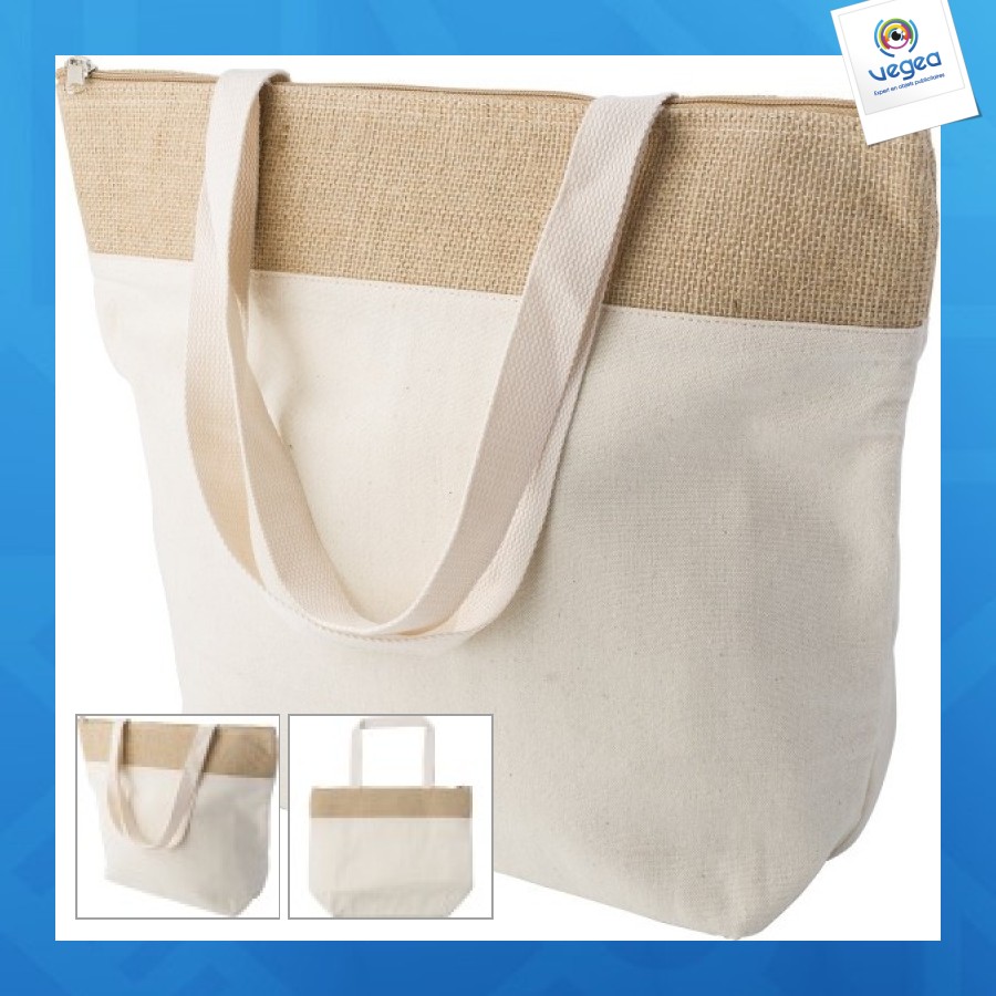 Bolsa nevera de yute de algodón randy