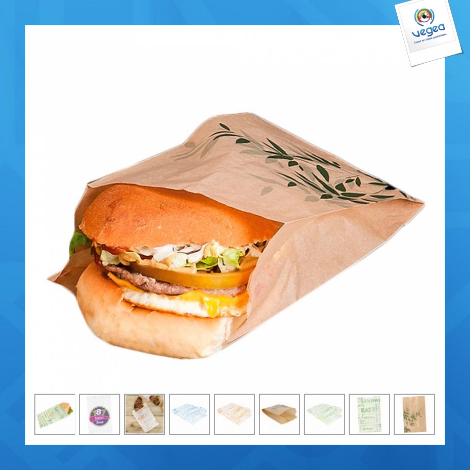 Bolsa para hamburguesas 12x18cm (una milla)