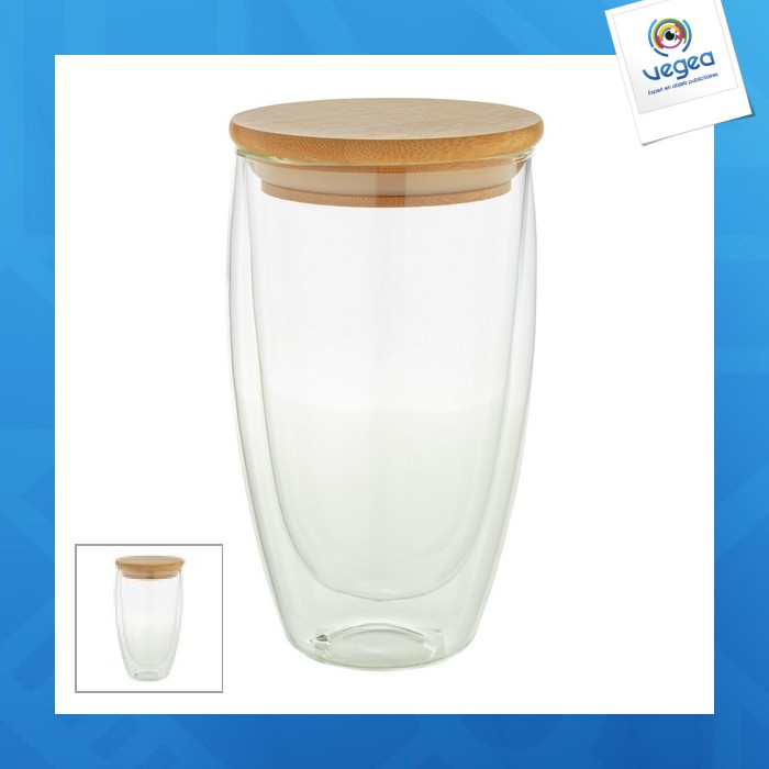 Bondina l - taza termo de cristal