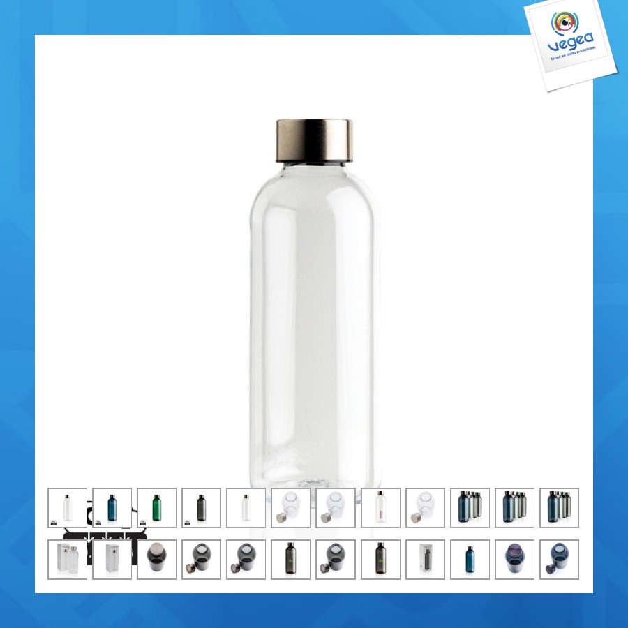 Botella de promoción translúcida 60cl