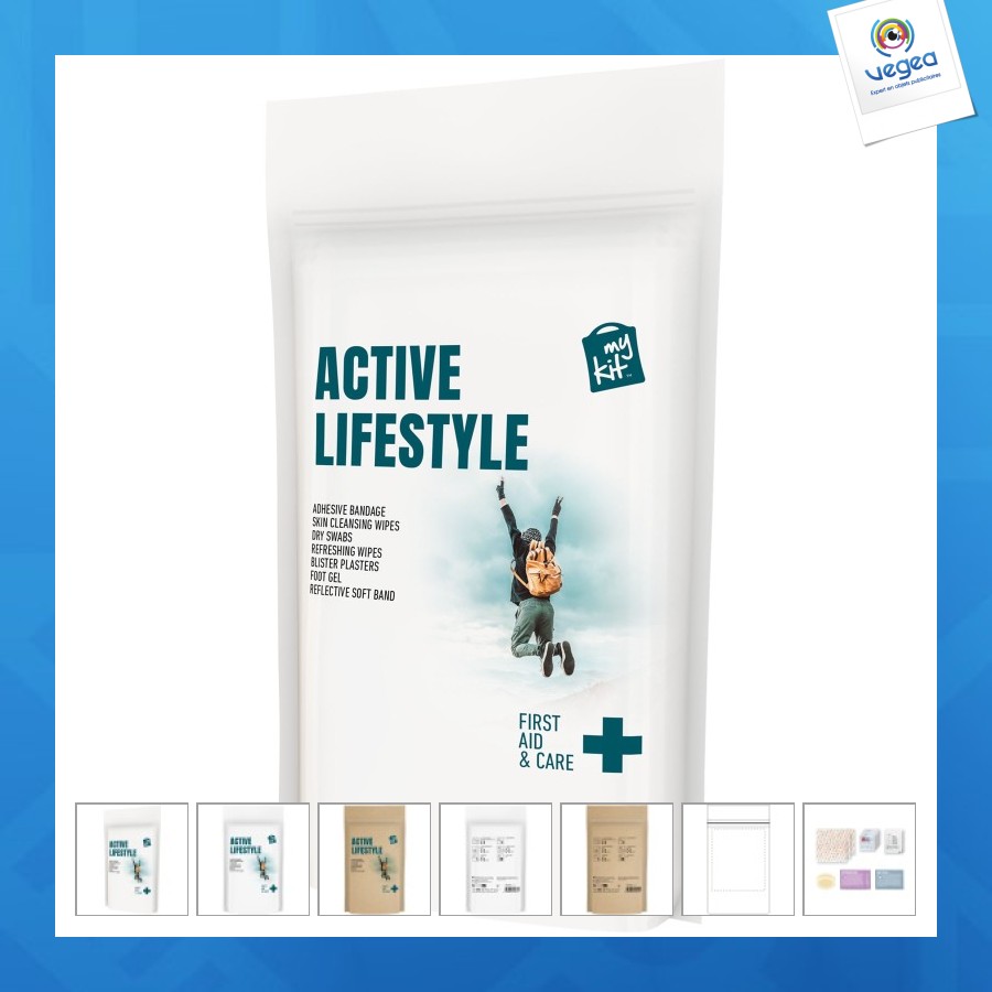 Botiquín mykit active lifestyle con bolsa de papel